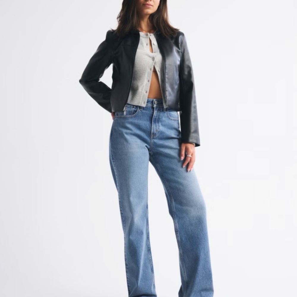Abercrombie & Fitch High Rise Blue Denim Jeans